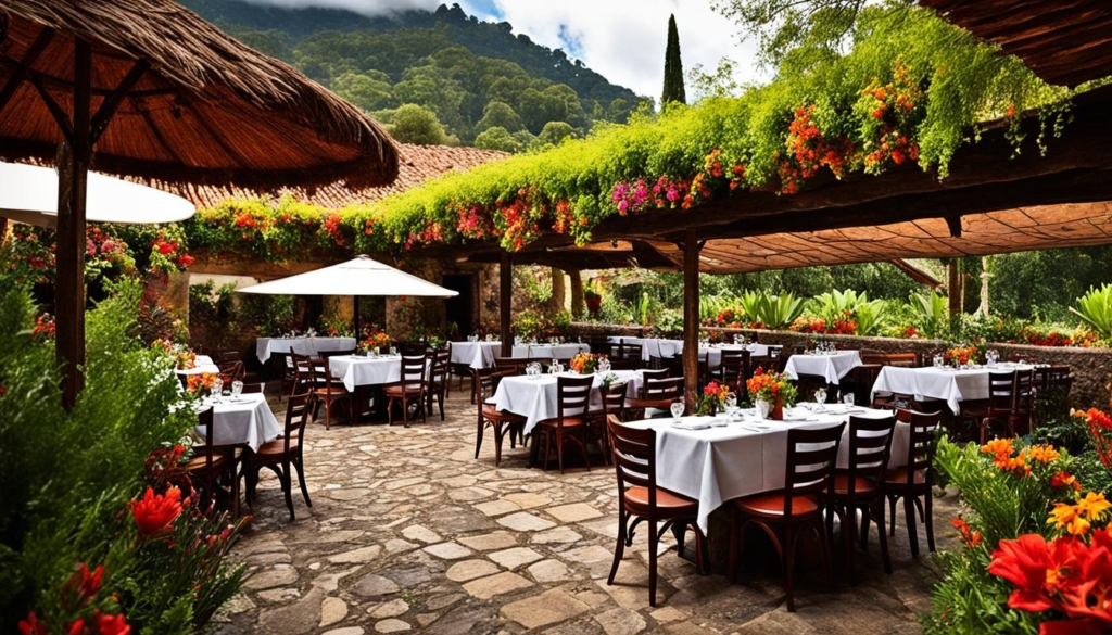 fincas con restaurante en antigua guatemala